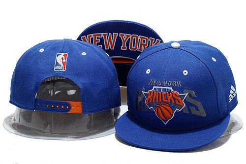New York Knicks Blue Snapback Hat YS 0721